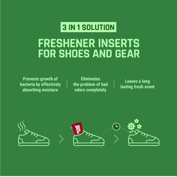 SmellWell Active Odor Eliminator Shoe deodorize 2 Bags Freshener Inserts shoes - Picture 11 of 12